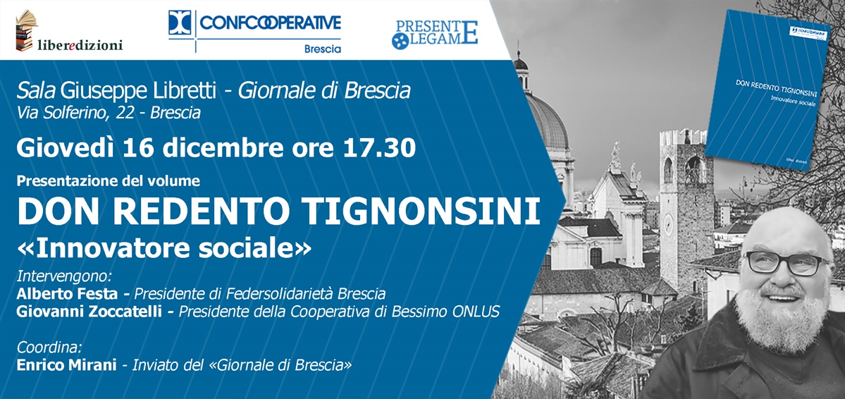 Presentazione libro "Don Redento  Tignonsini - Innovatore Sociale"