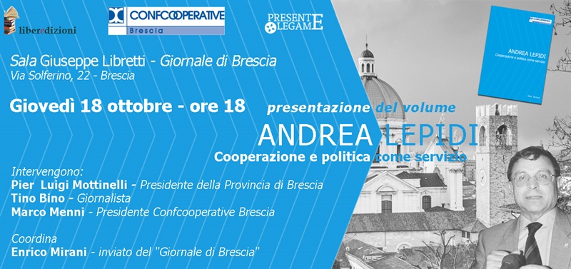 Andrea Lepidi, cooperazione e politica come servizio